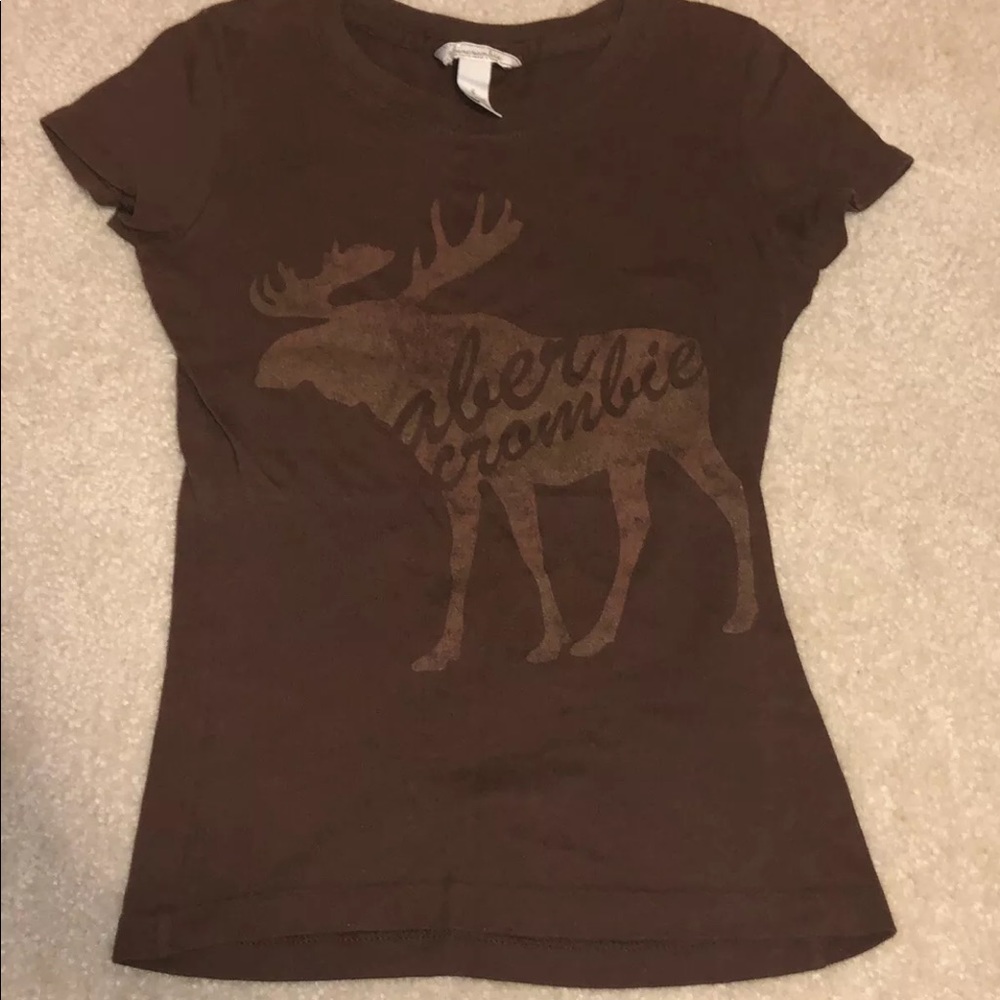 Vintage juniors Abercrombie Fitch Moose Tee Small